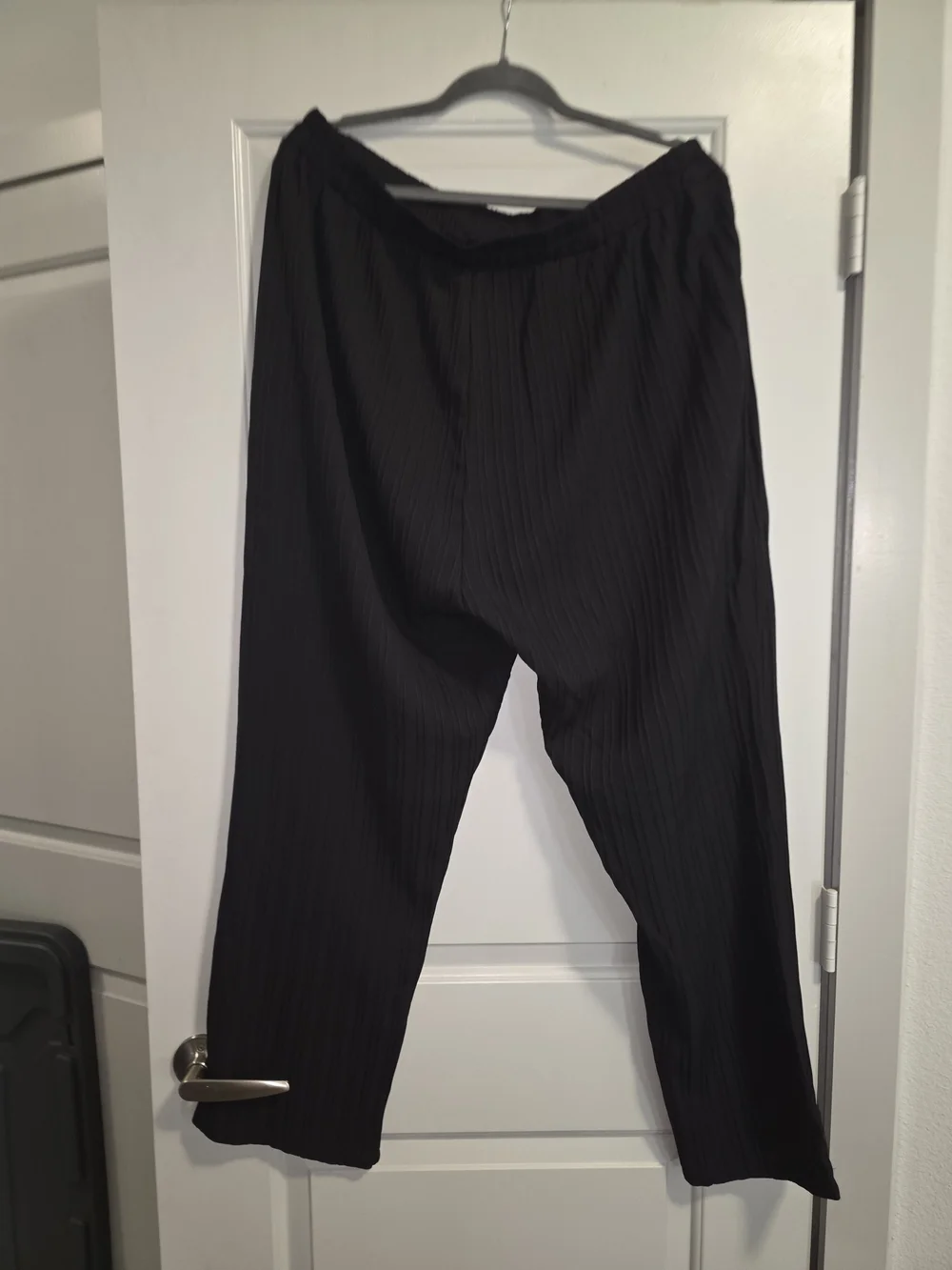 Men's Pleats Please Issey Miyake Black Pleated Two-Piece Suit